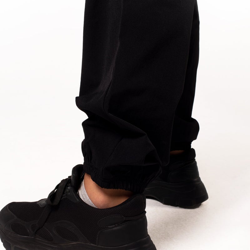 Beyond Unisex Black Track Pants - Image 3